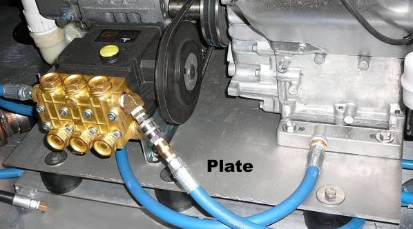 (image for) WLD1MP - 1/4" Alum Mounting Plate-drilled w/1" angle